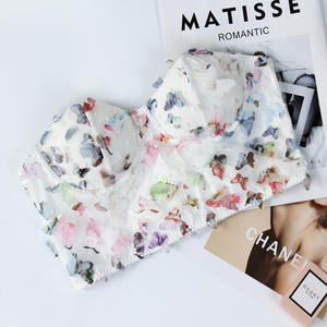 Top Modellante Sexy da Donna con Corsetto e Pizzo Ricamato a Farfalla, Intimo Senza Maniche, Fornitore OEM, Vendita all'Ingrosso, Esportazione, Regolabile - Product Image 2