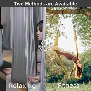 <span class=keywords><strong>Hamac</strong></span> <span class=keywords><strong>de</strong></span> <span class=keywords><strong>yoga</strong></span> aérien en nylon extensible <span class=keywords><strong>de</strong></span> 6 m, balançoire <span class=keywords><strong>de</strong></span> <span class=keywords><strong>yoga</strong></span> volante pour la remise en forme en intérieur - Product Image 5
