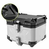 Nouveaux Produits Coffre Latéral en Alliage d'Aluminium pour Moto, Top Case 55L en Aluminium, Fabrication de Coffres Arrières de Moto
