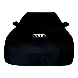Housse de voiture personnalisée avec logo pour Audi <span class=keywords><strong>A5</strong></span> <span class=keywords><strong>Sportback</strong></span> Coupé quatre portes, tissu doux et élastique, protection intégrale anti-UV et imperméable - Product Image 2