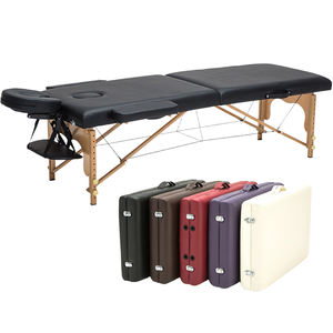 เตียงนวดพับได้แบบพกพา พร้อมช่องสำหรับใบหน้า ปรับความสูงได้ เหมาะสำหรับร้านเสริมสวย สปา และการบำบัด - Product Image 1