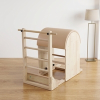 Baril d'escalier Pilates en bois de chêne de haute qualité pour l'extension vertébrale et la correction de la colonne vertébrale, idéal pour la maison, la salle de sport et les studios.
