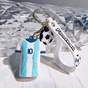 Tùy chỉnh 3D PVC cầu thủ bóng đá cup Móc Chìa Khóa <span class=keywords><strong>Keyring</strong></span> với dây đeo Messi Ronaldo mbapppe bóng đá Áo sơ mi PVC cao su mặt dây chuyền <span class=keywords><strong>Keychain</strong></span> - Product Image 6