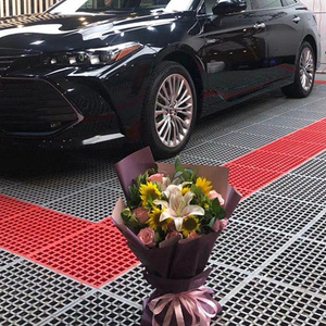 Carreaux de <span class=keywords><strong>sol</strong></span> de garage antidérapants et emboîtables Tapis de <span class=keywords><strong>sol</strong></span> <span class=keywords><strong>pour</strong></span> salle de lavage de voiture, beauté de la voiture Grilles de <span class=keywords><strong>sol</strong></span> en plastique PP <span class=keywords><strong>pour</strong></span> espaces de stationnement - Product Image 3