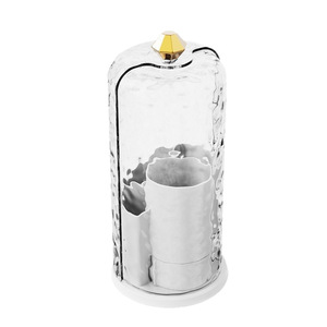 Rotating Makeup Brush Holder Transparent With <b>Drawers</b> Cosmetic <b>Storage</b> Desktop Organizer Lipstick Holder - Product Image 5