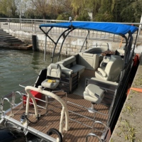 Yacht de pêche flottant électrique en aluminium de luxe Allsea China de 24 pieds