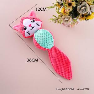Wholesale Custom Eco-Friendly Indoor Use Pet Dog Toys Cartoon Cute Animal Durable Luxury Small Interactive Corduroy Plush Toys - Product Image 2