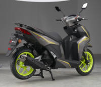 Scooter à essence 125CC certifié EURO 5, vitesse maximale de 80 km/h, moto sportive, frein à disque avant
