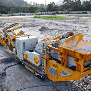 Planta Móvil de Trituración de Impacto sobre Orugas de Alta Eficiencia para Mineral de Cobre, Precio de Trituradora de Impacto Súper Potente - Product Image 1