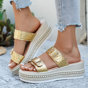 Sandales d'été pour femmes, vente en gros directe d'usine, sandales de plage pour femmes, sandales de créateur pour femmes - Product Image 2