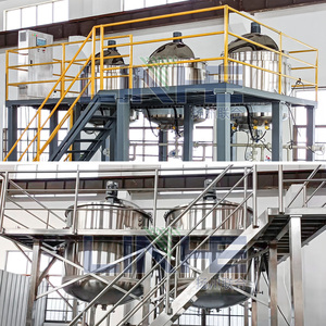 Máy trộn chất lỏng 100L có áo gia nhiệt bằng hơi nước, tích hợp chức năng khuấy, dùng để sản xuất chất tẩy rửa dạng lỏng thực phẩm. - Product Image 6