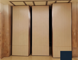 Estudio de yoga sala de baile espejo plegable móvil chapa de madera partición de pantalla - Product Image 2
