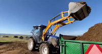 Tracteur agricole LOVOL à transmission par engrenages à haute efficacité 4 roues motrices 90 CV H904 avec moteur et boîte de vitesses pour usage agricole