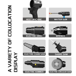 Ensemble d'outils électriques multifonctions professionnels, 21V, outil universel multifonction pour atelier et maison - Product Image 4