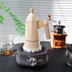 Milano Metal Stovetop Espresso Maker Italian Greca Brewer Percolateur <span class=keywords><strong>Café</strong></span> Cubain Moka Pot Moka Pot pour <span class=keywords><strong>Café</strong></span> Parfait - Product Image 2