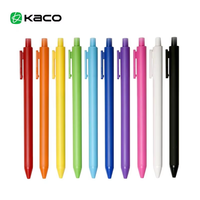 Stylo à bille personnalisé avec logo Kaco, en plastique pur, encre gel sportive 0,5 mm, pour usage promotionnel, hôtels, resorts, cadeaux d'accueil
