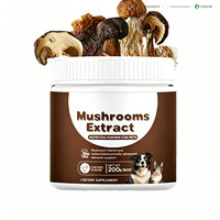 Complément alimentaire aux champignons et probiotiques pour chiens et chats – Mélange exclusif de champignons – Poudre riche en protéines à absorption rapide – Renforce l'immunité chez les adultes