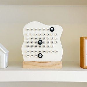 Nouveau Calendrier Créatif Simple et Tendance pour Décoration de Salon, Chambre ou <span class=keywords><strong>Chevet</strong></span> – Ornement de Bureau Moderne - Product Image 1