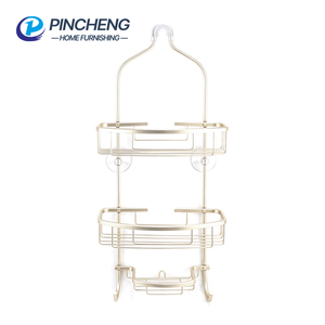 Étagère de douche suspendue à 3 niveaux pour <span class=keywords><strong>fixation</strong></span> sur la pomme de douche, organisateur de douche, porte-savon et porte-serviettes, rangement de douche - Product Image 1