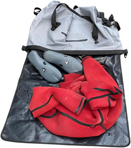 Đen polyester không thấm nước Wetsuit thay đổi Mat/túi cho lướt sóng bãi biển - Product Image 1