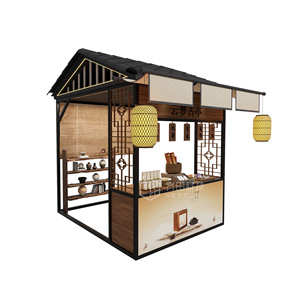 Kiosque alimentaire et boissons en acier inoxydable Cloud Dream Ancient Pavilion 4,8 m, montage facile en extérieur, alimentation intégrée - Product Image 2