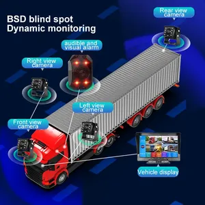 Pz 1080p không thấm nước sao lưu máy ảnh 10 inch Hỗ trợ Đậu Xe Màn Hình BSD báo động xe tải van xe điểm mù hệ thống giám sát - Product Image 5