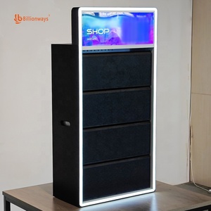 Bán buôn 4 lớp RGB LED thuốc lá Kệ hiển thị đứng đẩy hiển thị tủ trưng bày cho khói bán lẻ - Product Image 6