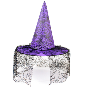 Chapeaux de <span class=keywords><strong>sorcier</strong></span> bon marché casquettes jetables chapeaux de jour mort Halloween sorcière accessoires de cheveux <span class=keywords><strong>chapeau</strong></span> de magicien - Product Image 4