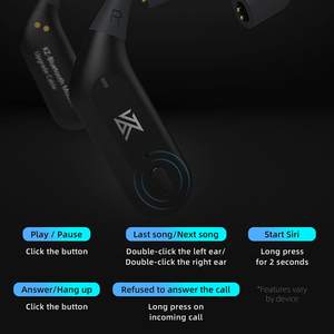 Kz <span class=keywords><strong>Az09</strong></span> <span class=keywords><strong>Pro</strong></span> auriculares inalámbricos en el oído Monitor Tws gran oferta auricular con cable Original se convierte en verdadero Bluetooth inalámbrico en segundos - Product Image 6