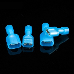 Terminales de Conexión Macho-Hembra Aislados en Nylon MDFN2-250 - Conectores de Resorte de 16-14 AWG para Automoción, Hogar y Reparaciones Ligeras - Product Image 1