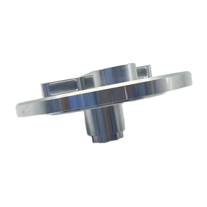 Placa base circular de aluminio CNC de tolerancia estrecha, piezas de mecanizado CNC personalizadas para torneado y fresado, para la automatización de conexiones de fluidos. - Product Image 2