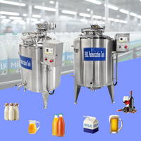 Cuve de pasteurisation automatique pour lait, machine à yaourt, pasteurisateur de lait à petite échelle pour jus, œufs et vin