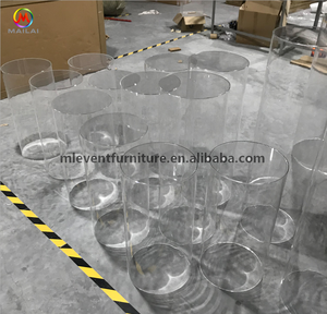 Event Supplies Decor Round Acrylic Transparent Stand Plinth Used Cake <strong>Flower</strong> <strong>Display</strong> - Product Image 3