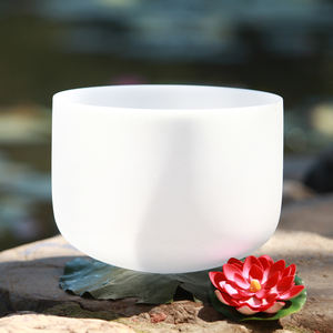 ชามคริสตัลควอตซ์แท้ ขนาด 6-12 นิ้ว ยี่ห้อ Jinfang สำหรับบำบัดเสียงและปรับสมดุลจักระ ช่วยในการทำสมาธิ - Product Image 2