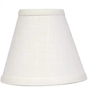E27 clássico antigo decoração cone branco linho lâmpada de tecido para hotel