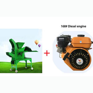 Nouvelle machine à fabriquer de l'alimentation animale, <span class=keywords><strong>broyeur</strong></span> de maïs en acier de style diesel, hache-paille pour vache, paille de riz, tige de blé, foin, ensilage pour couper l'herbe - Product Image 2