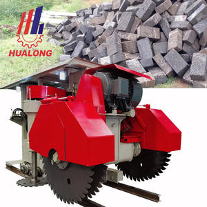 Hualong Steinmetz HKSS-1400 hoch effiziente Diesel vertikale horizontale Steinbruch Steins chneide maschine für Häuser Ziegel Kenia - Product Image 1