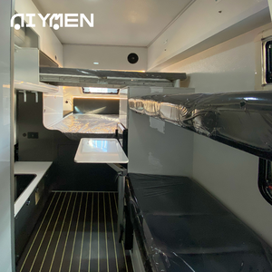 Remolques de Viaje Mini Híbridos Todoterreno Versátiles de Material Compuesto Tipo Sándwich Duraderos, Caravanas RV Cómodas con Capacidad para 2 Personas - Product Image 6