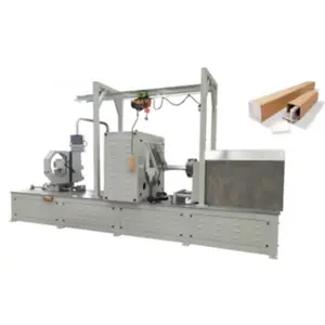 Máquina de fabricación de tubos de papel en espiral CNC, con Mitsubishi PLC y inversor ABB