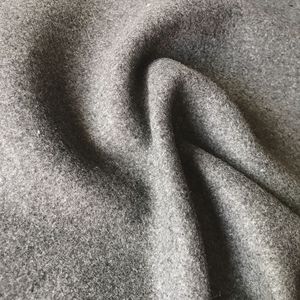 Tissu de laine double face 710g 25% laine <span class=keywords><strong>gris</strong></span> couleur fil teint pour les manteaux d'hiver Costumes Vestes Vêtements - Product Image 2