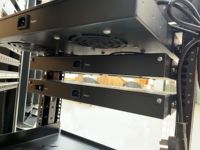 Unité de ventilation 1U SPCC de 19 pouces montée en rack avec interrupteur pour le contrôle de la température des racks de serveurs (Origine Ningbo)
