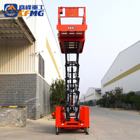 Plateforme élévatrice à ciseaux tout-terrain CFMG 14m/320kg 4x4 automotrice, élévateur de personnel hors route, grande plateforme, équipement industriel