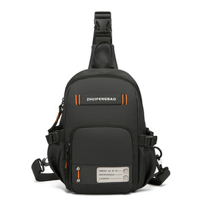 Sac à dos unisexe professionnel en nylon imperméable avec bandoulière arquée et fermeture éclair pour ordinateur portable – Vente en gros - Product Image 2