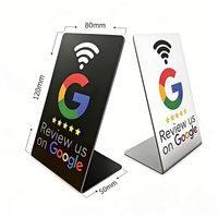 Support NFC intelligent en PVC pour réseaux sociaux, table RFID vierge pour avis Google
