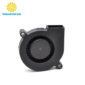 WELLSUNFAN OEM Ball 4Pin 12v Small Blower <strong>Fan</strong> WD05015 <strong>Computer</strong> Case Air Circulation Ventilation Safety Plastic Mesh <strong>Grill</strong> - Product Image 1