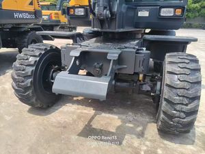 Excavatrice hydraulique sur roues Hyundai HW60ECO neuve de haute qualité, peinture d'origine, petite machine de chantier municipale sur site - Product Image 5