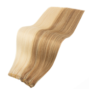 Extensions de cheveux en mèches doubles tirées à la machine, qualité Remy, lisses et douces, grade 12A, pour la beauté, Qingdao <span class=keywords><strong>Haohao</strong></span> Hair Wholesale - Product Image 4