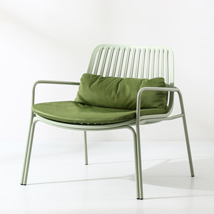 Sillón de Plástico de Diseño Nórdico, Popular, Resistente al Agua, Reclinable, Moderno, Minimalista, Individual, para Exteriores - Product Image 2