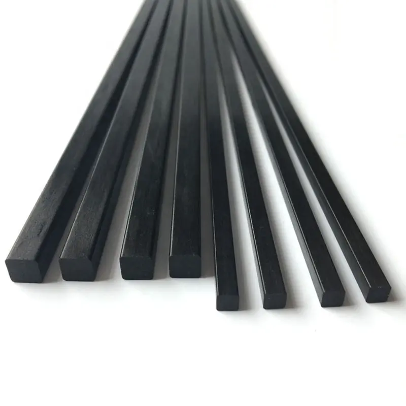 Solid Carbon Fiber Rod Pultruded Carbon Fiber Square Bar Rods Sticks Poles