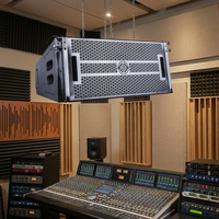 Haut-parleur Line Array externe à trois voies de performance professionnelle de grande envergure, série LS3 MRL, avec aimant néodyme, 8 Ohm 250W, enceinte en bois LF